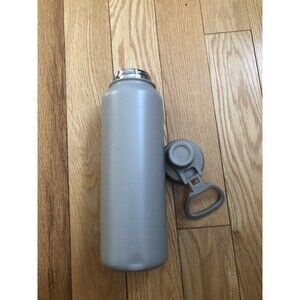 Mainstays 40 oz. Stainless Steel Hydration Bottle Screw Top Tan